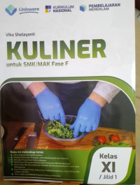 Image of KULINER UNTUK SMK/MAK FASE F Kelas X1 JILID 1