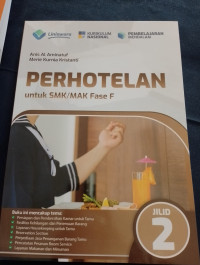 Image of PERHOTELAN UNTUK SMK/MAK FASE F JILID 2